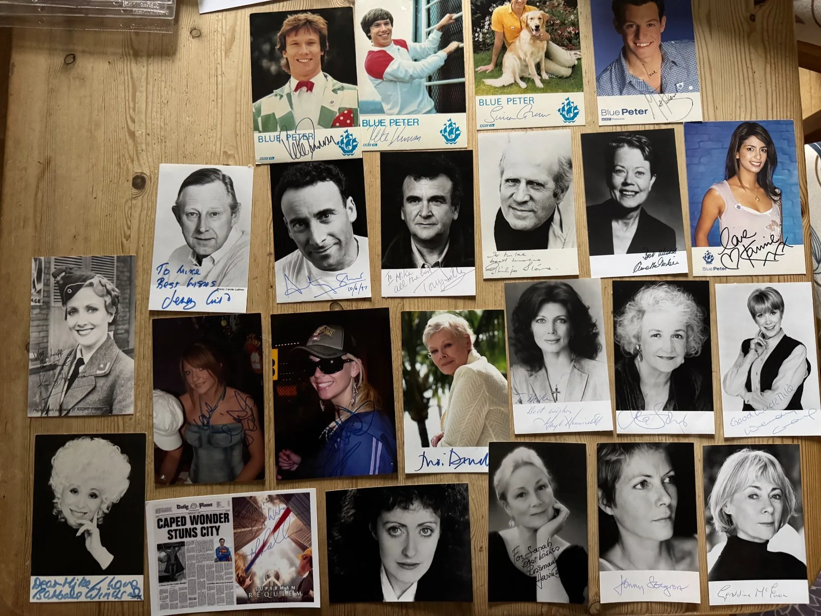 (TCB3) ORIGINAL GENUINE HAND SIGNED AUTOGRAPHS ON PHOTOS TV FILM MUSIC, image 2