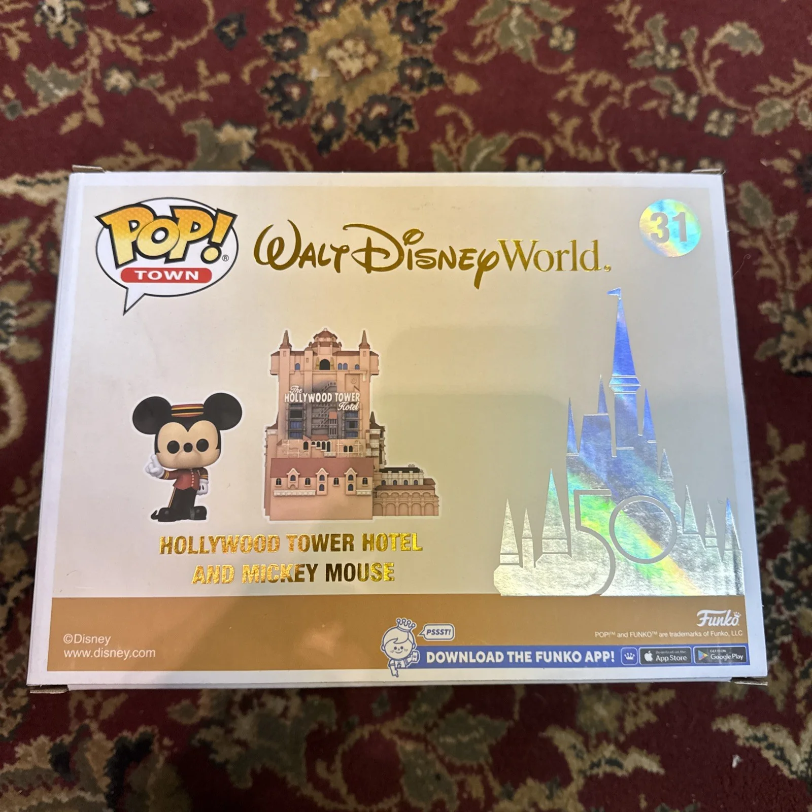 Hollywood Tower Hotel and Mickey Mouse 31 - Funko Pop! Town Vinyl Figure, изображение 3