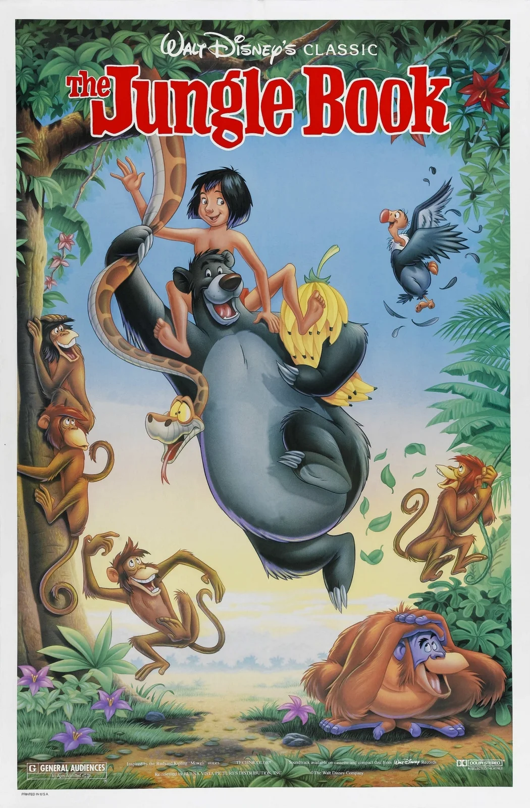 The Jungle Book 35mm Film Cell strip very Rare var_e, image 2