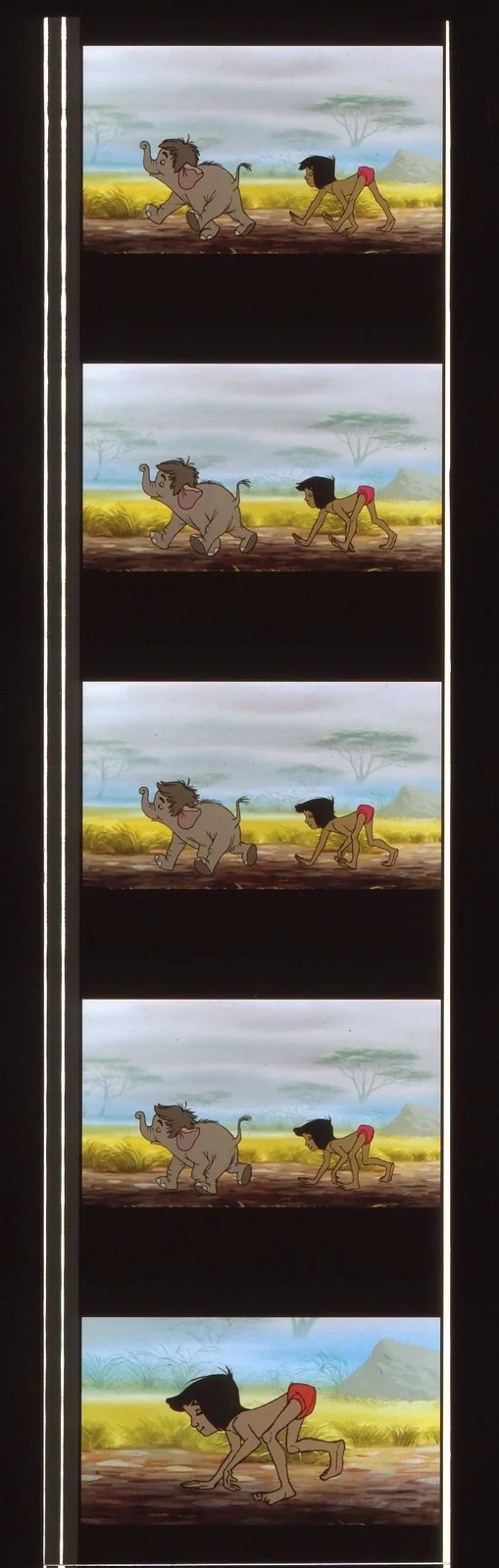 The Jungle Book 35mm Film Cell strip very Rare var_e, image 3