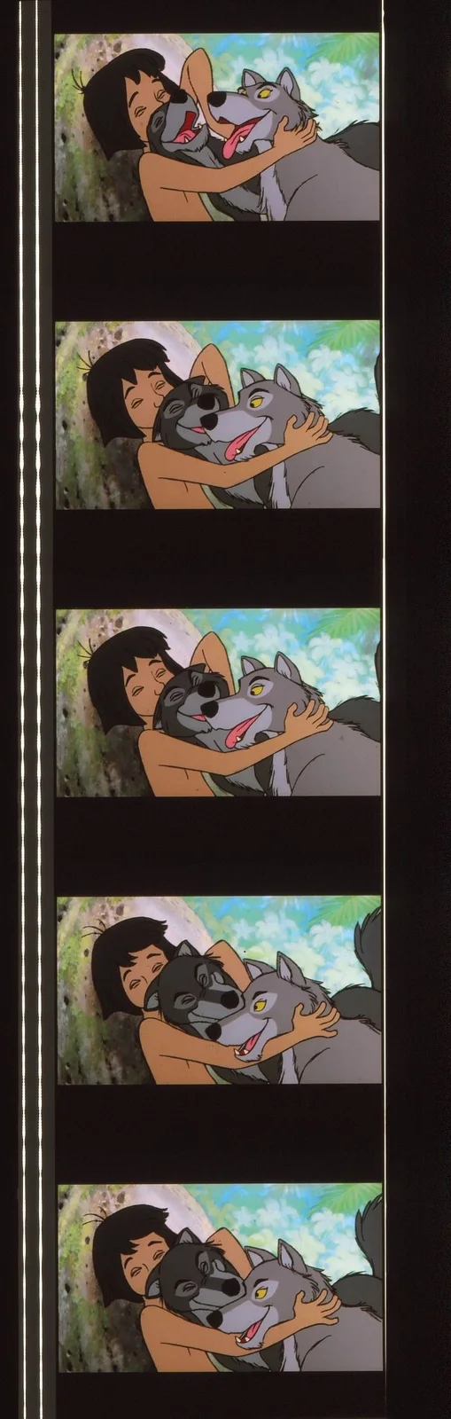 The Jungle Book 35mm Film Cell strip very Rare var_e, image 4