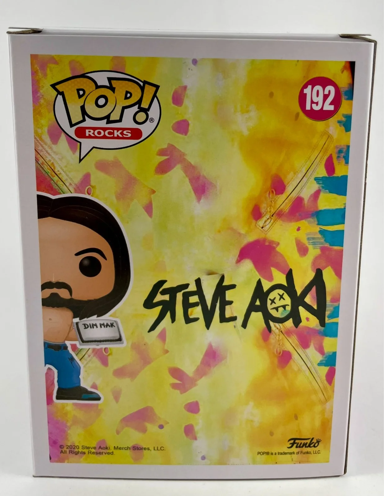 Steve Aoki — Steve Aoki Signed Funko POP! Vinyl Figure #192 Authentic Autograph DJ JSA COA, image 4