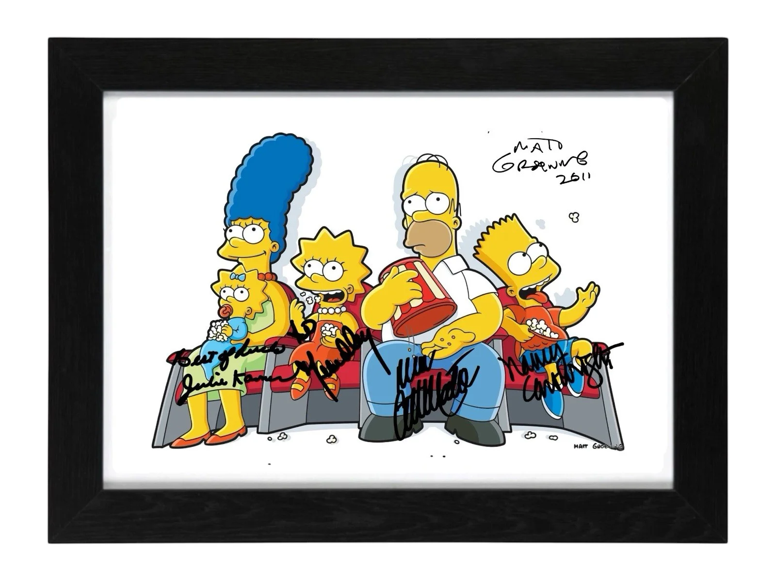 The Simpsons Thornton Signed Autograph PHOTO Pre Print Film 6x4/A4/A4 Framed, изображение 2