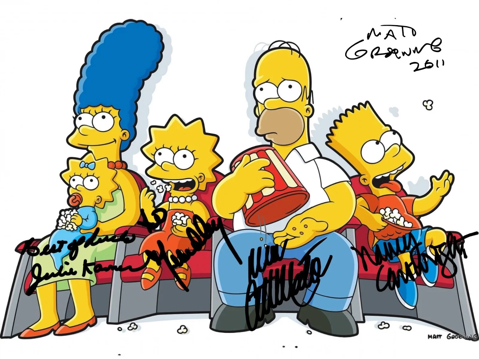 The Simpsons Thornton Signed Autograph PHOTO Pre Print Film 6x4/A4/A4 Framed, изображение 3