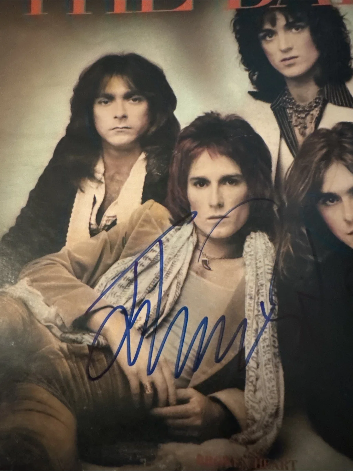John Waite SIGNED AUTOGRAPHED The Babys Vinyl Record LP Album Debut, image 2
