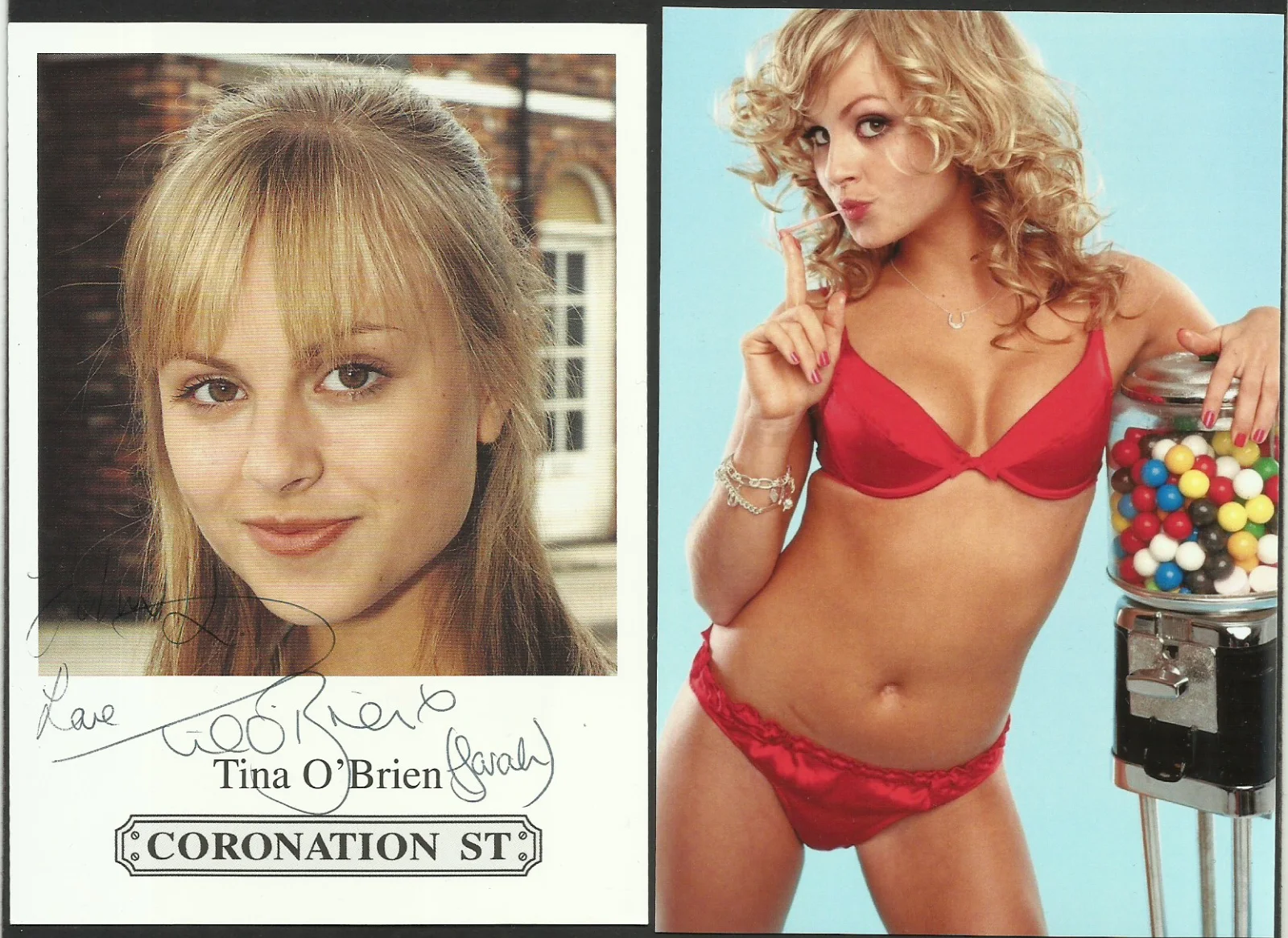 (SOA1) EMMERDALE CORONATION STREET EASTENDERS SIGNED CAST CARDS AUTOGRAPHS, image 5