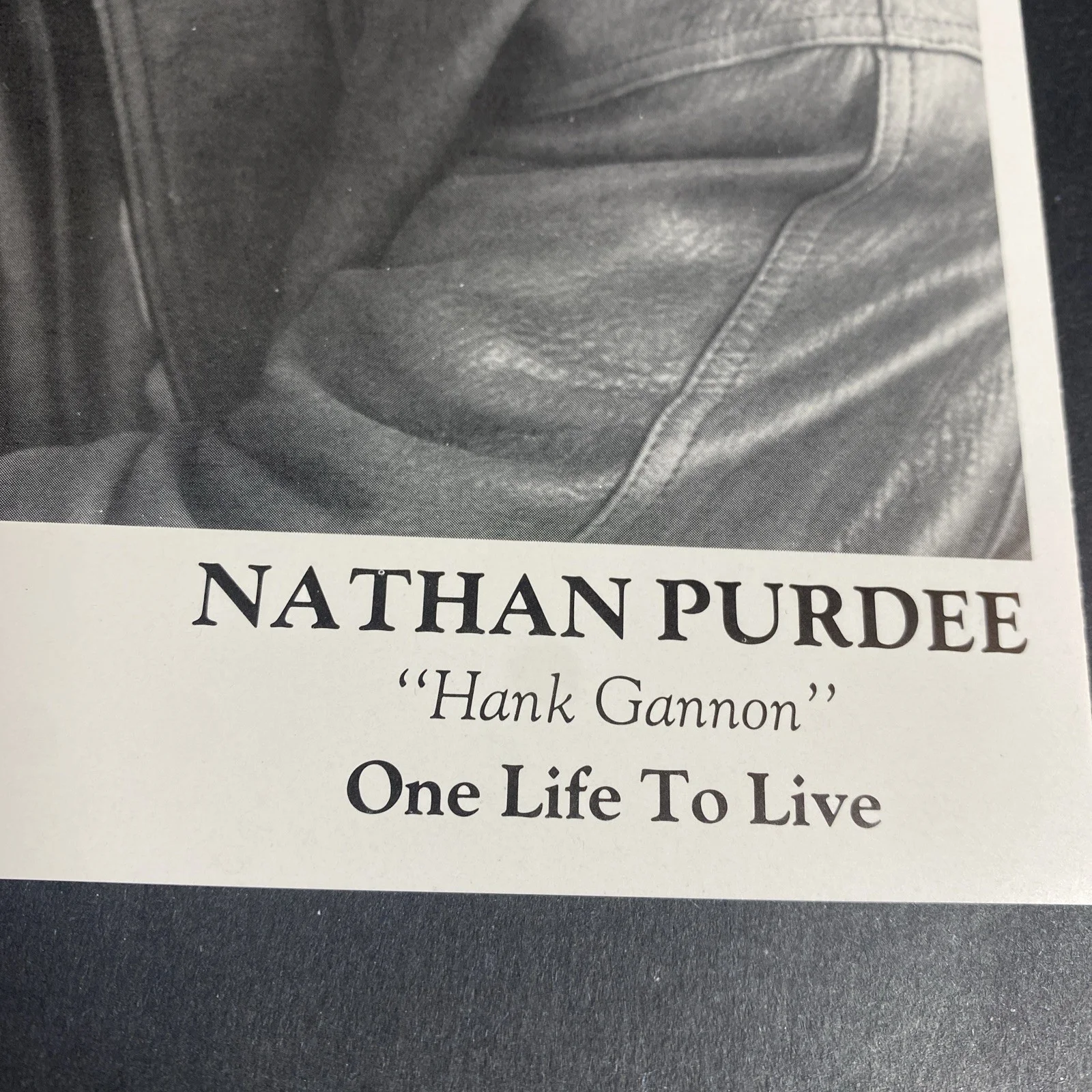 Nathan Purdee: Signed Photograph 8.5 x 11 Inches, “One Life To Live”(6)/ KSK, изображение 4