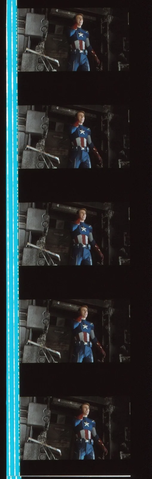 Avengers 2012 Captain America 35mm Film Cell strip very Rare var_b, изображение 4