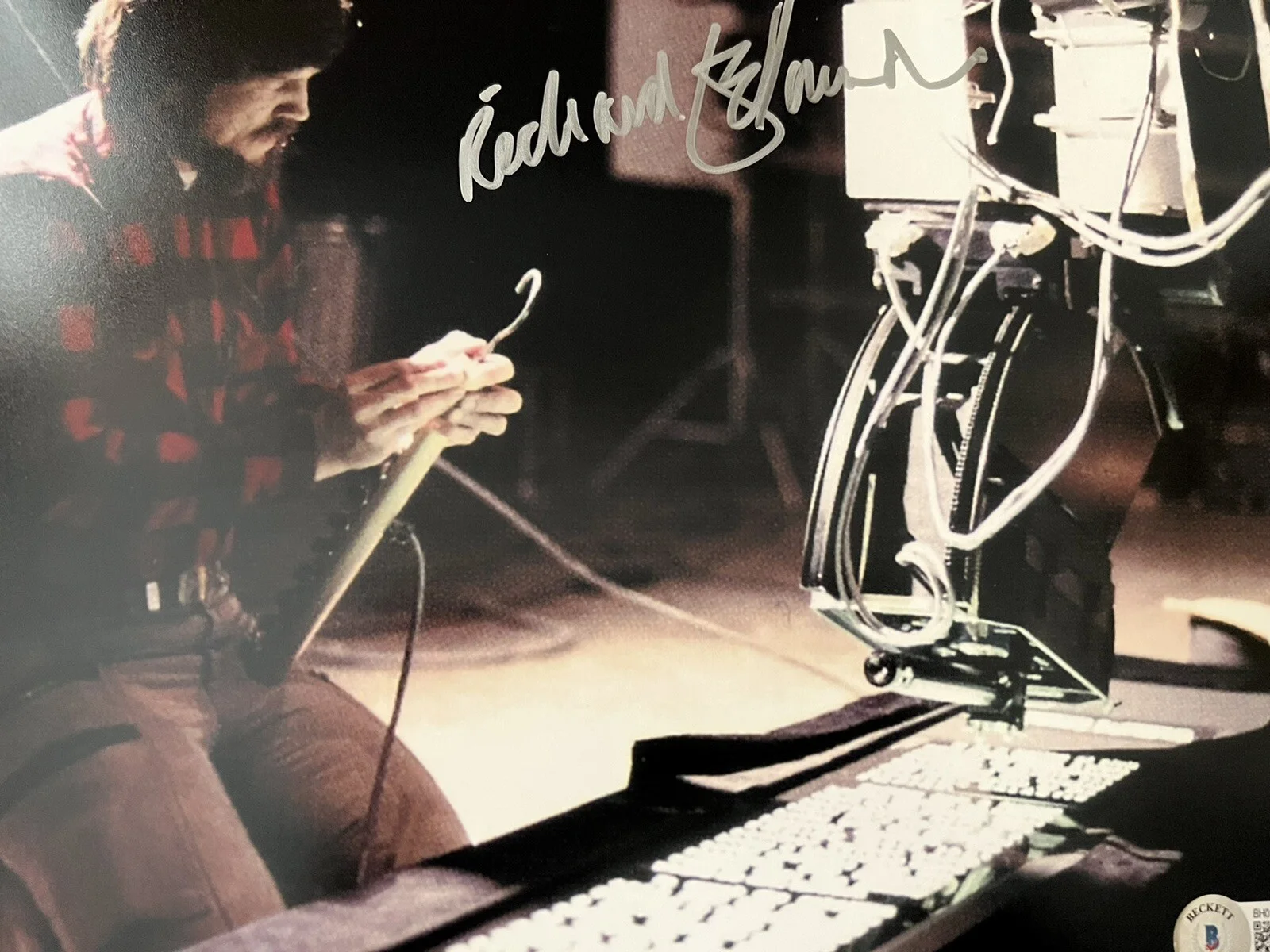 RICHARD EDLUND — RARE RICHARD ENDLUND HAND SIGNED AUTOGRAPHED ILM LEGEND STAR WARS BECKETT COA, image 2