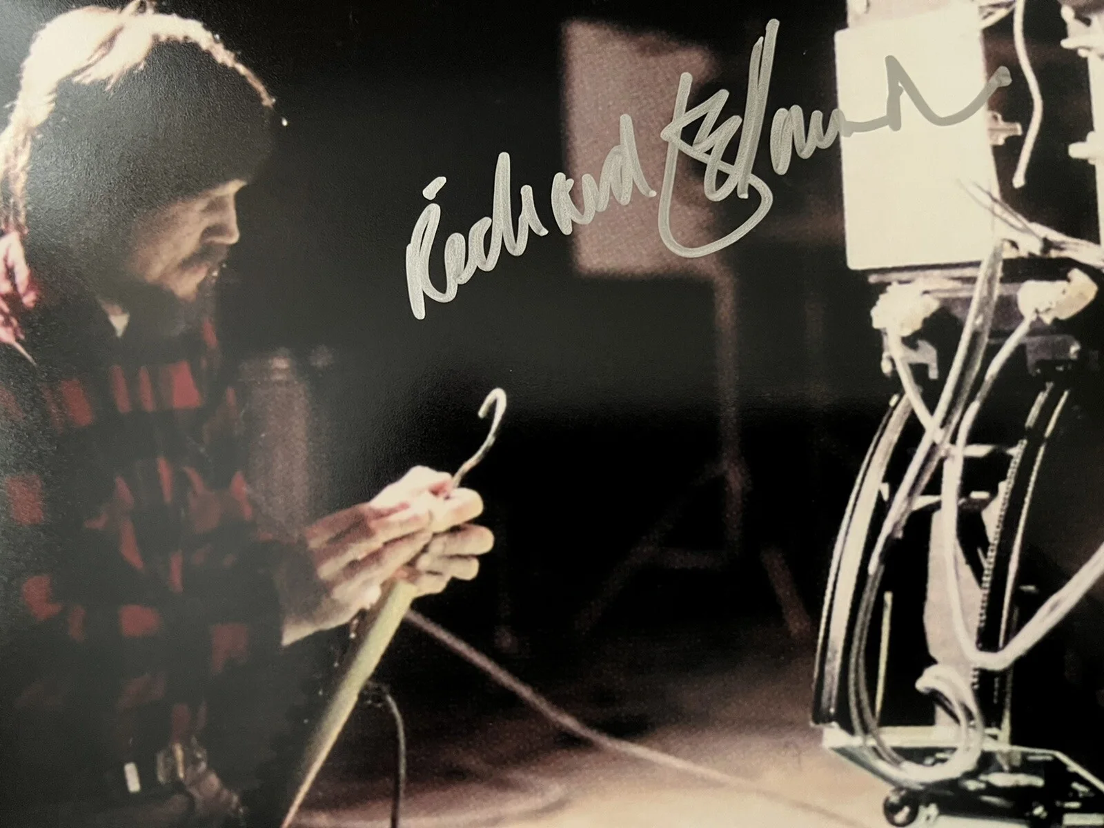 RICHARD EDLUND — RARE RICHARD ENDLUND HAND SIGNED AUTOGRAPHED ILM LEGEND STAR WARS BECKETT COA, image 3