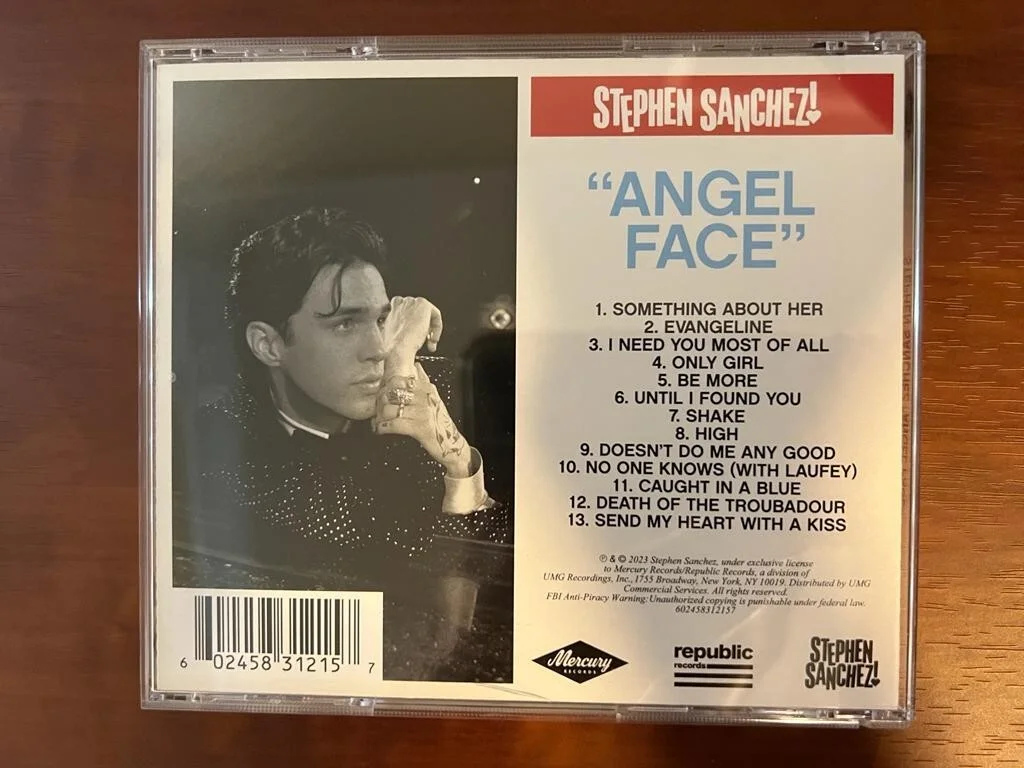 Stephen Sanchez "Angel Face" Signed Art Card + CD + Booklet, image 3