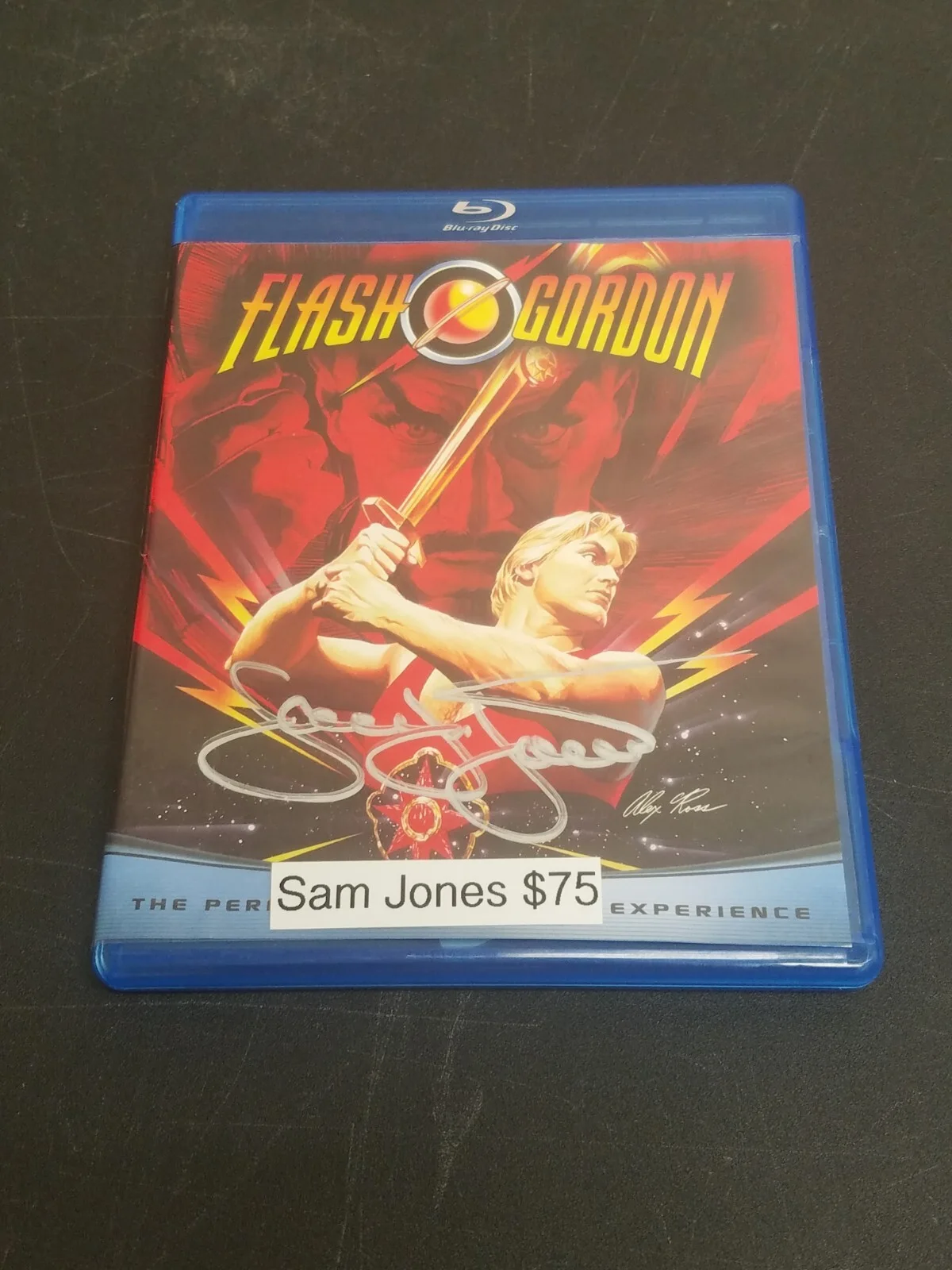 Sam Jones — Flash Gordon Sam Jones Signed Bluray Dvd, Jsa Certification, image 2