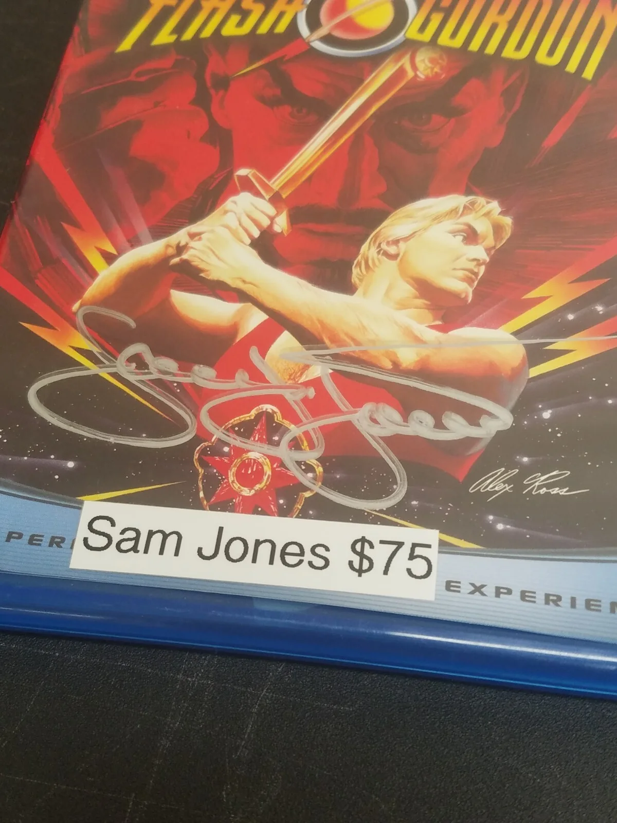 Sam Jones — Flash Gordon Sam Jones Signed Bluray Dvd, Jsa Certification, image 3