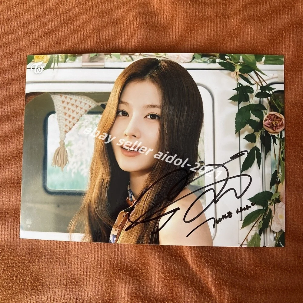 TWICE Autographed Signed Photo 5*7 K-POP Gifts Collection 2025, image 5