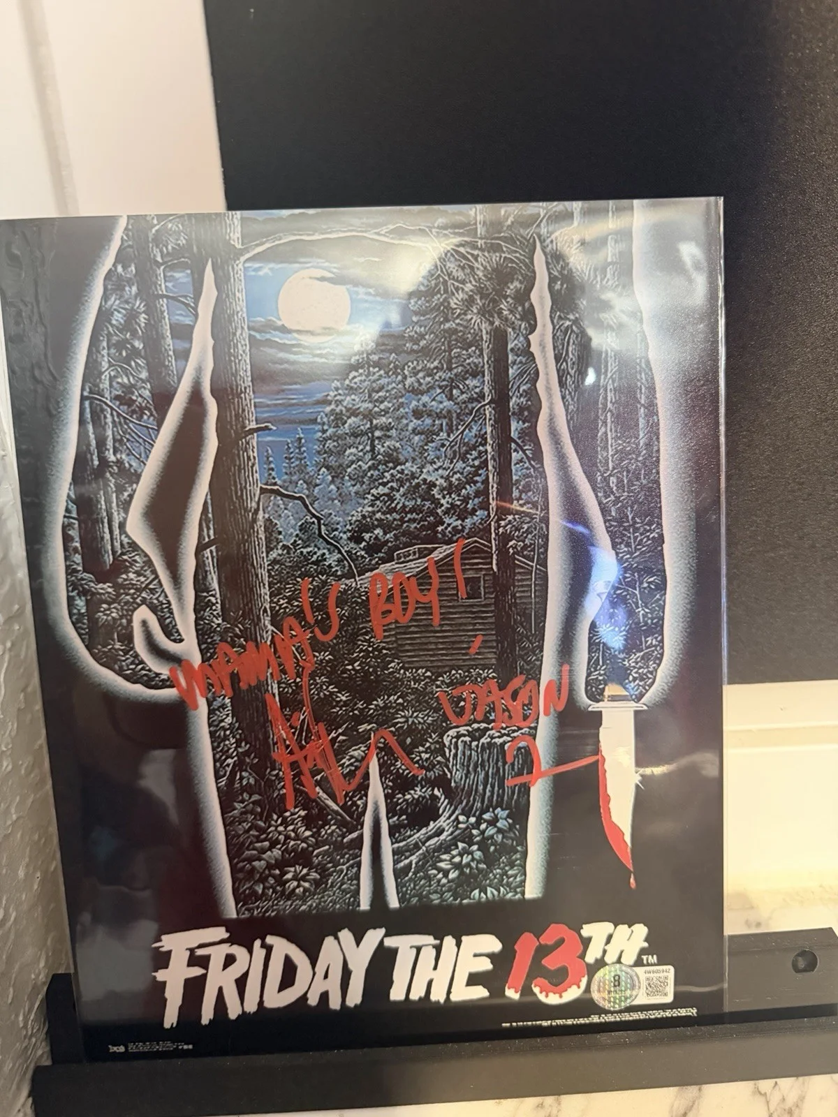 Ari Leeman — Ari Lehman signed inscribed 8x10 photo Jason Voorhees Frida The 13th Beckett COA