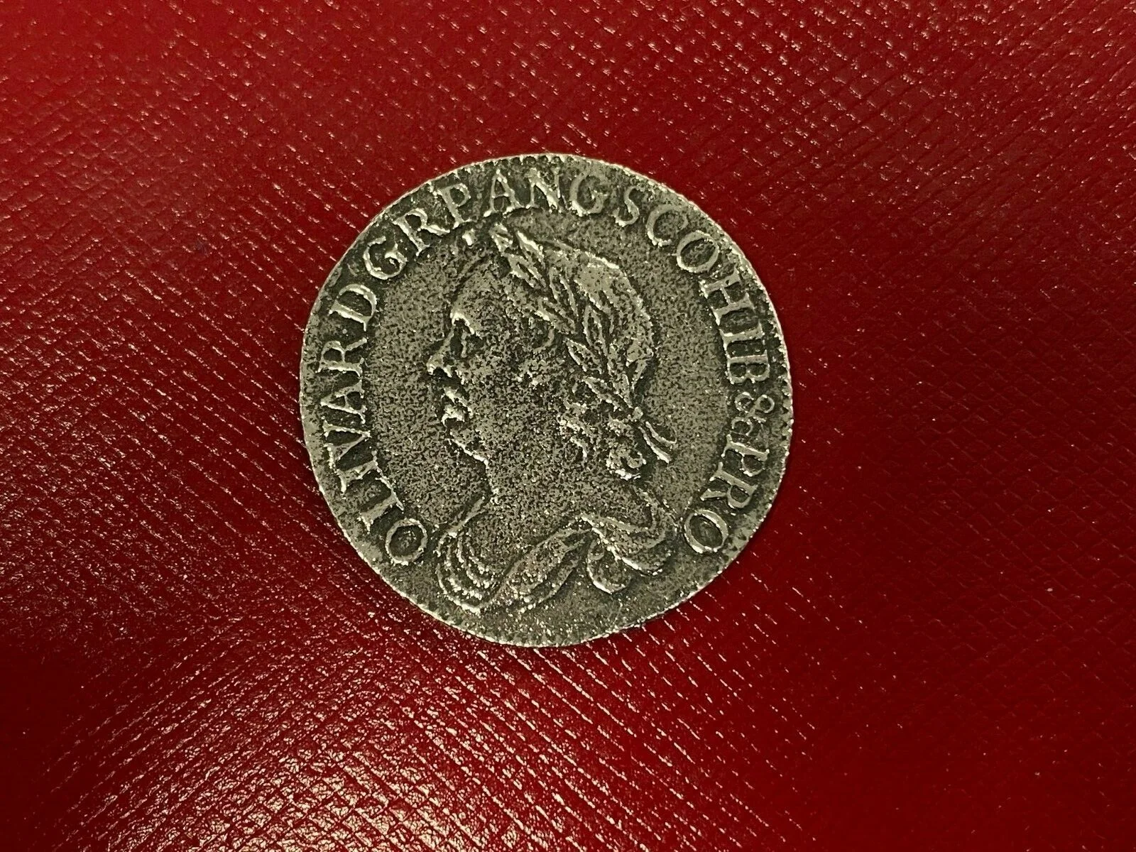 OLIVER CROMWELL SHILLING 1658 ROYAL MINT COIN (MUSEUM SPECIMEN COIN) AN 334, изображение 2