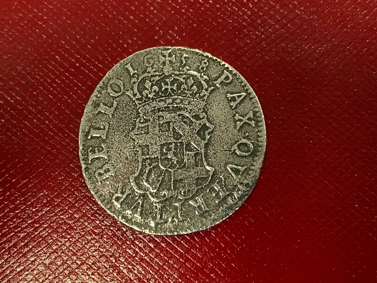 OLIVER CROMWELL SHILLING 1658 ROYAL MINT COIN (MUSEUM SPECIMEN COIN) AN 334, изображение 3