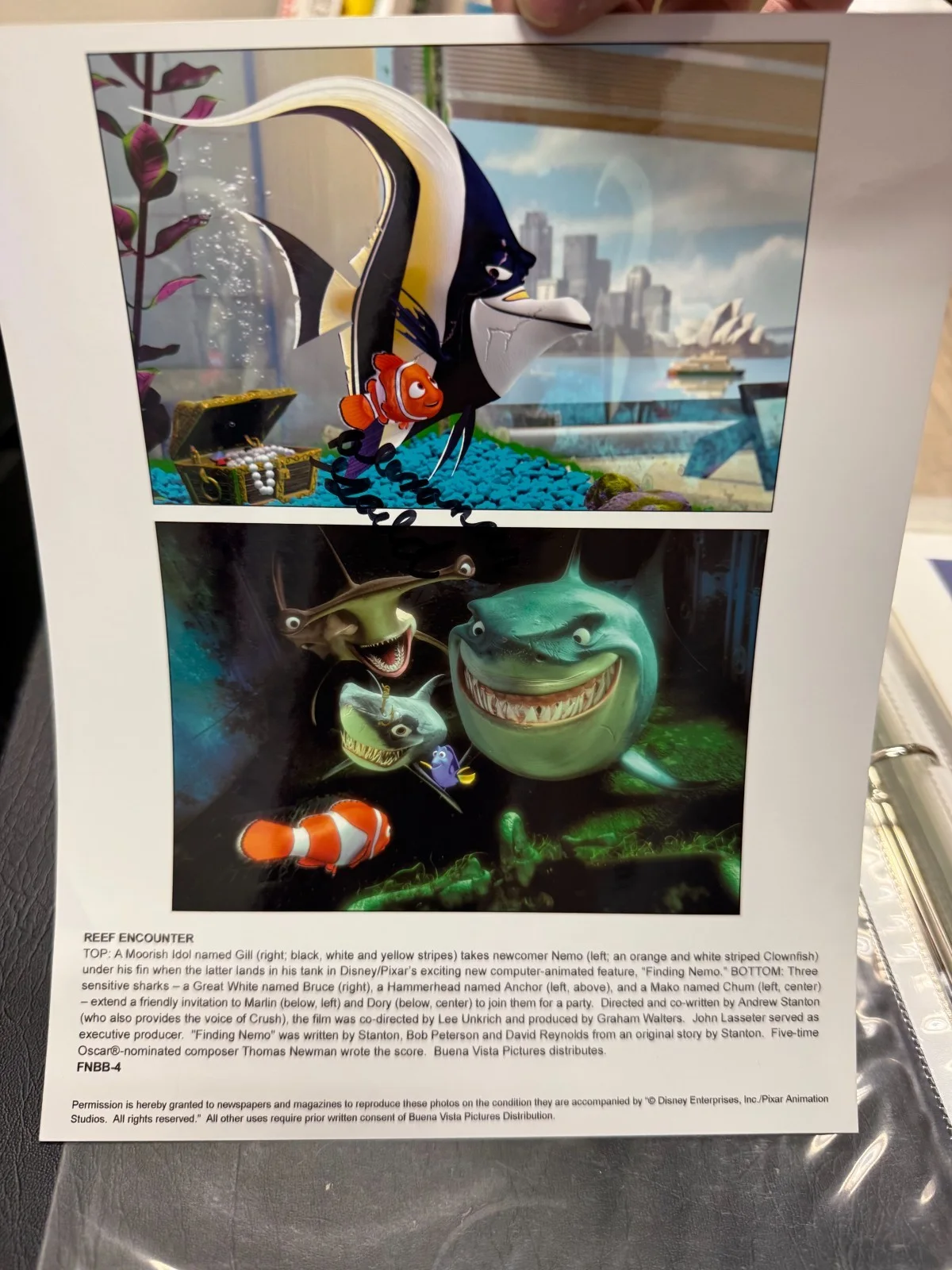 Alexander Gould — Autographed Alexander Gould Signed 8X10 Photo Finding Nemo NO COA