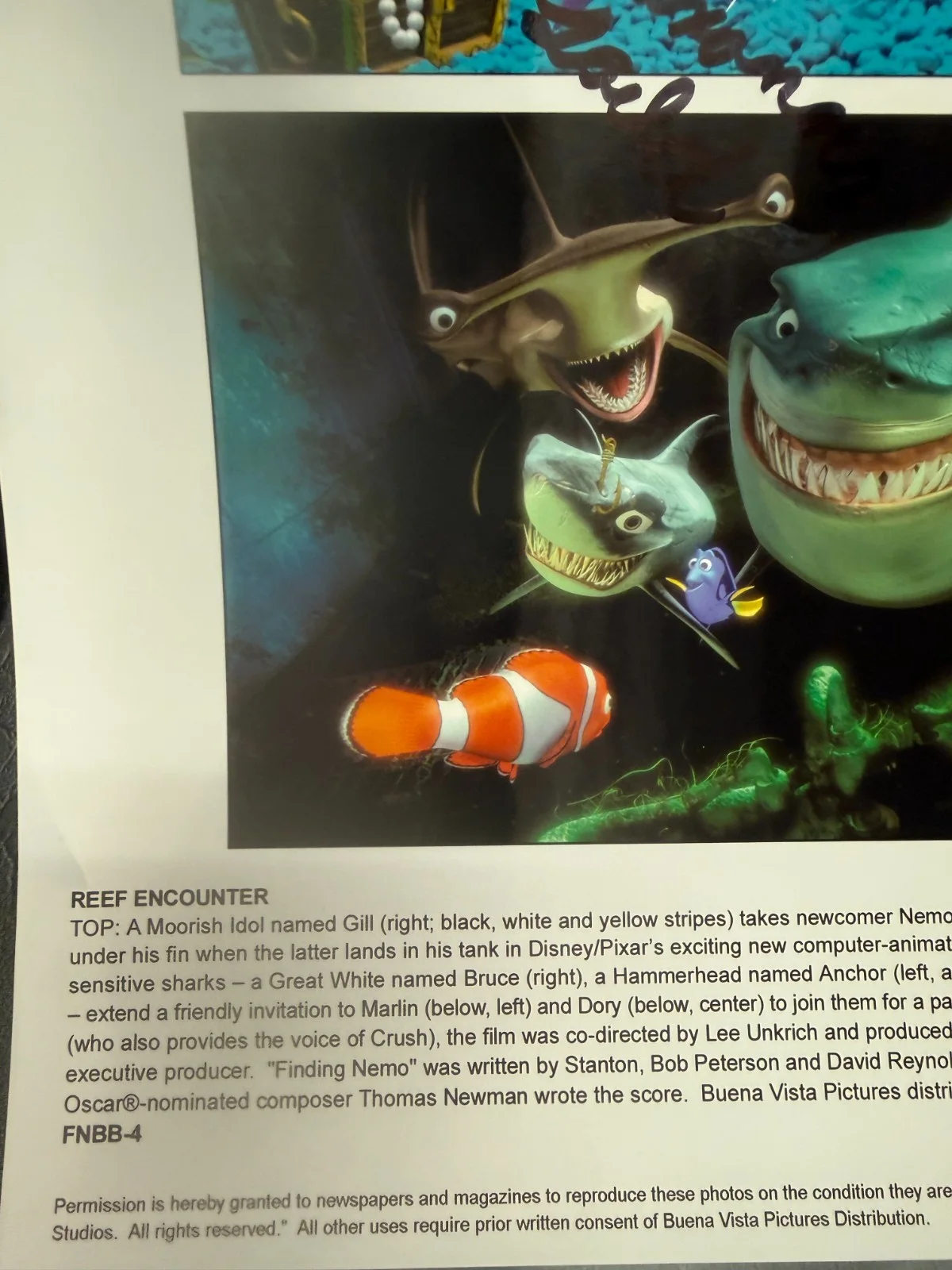 Alexander Gould — Autographed Alexander Gould Signed 8X10 Photo Finding Nemo NO COA, image 3