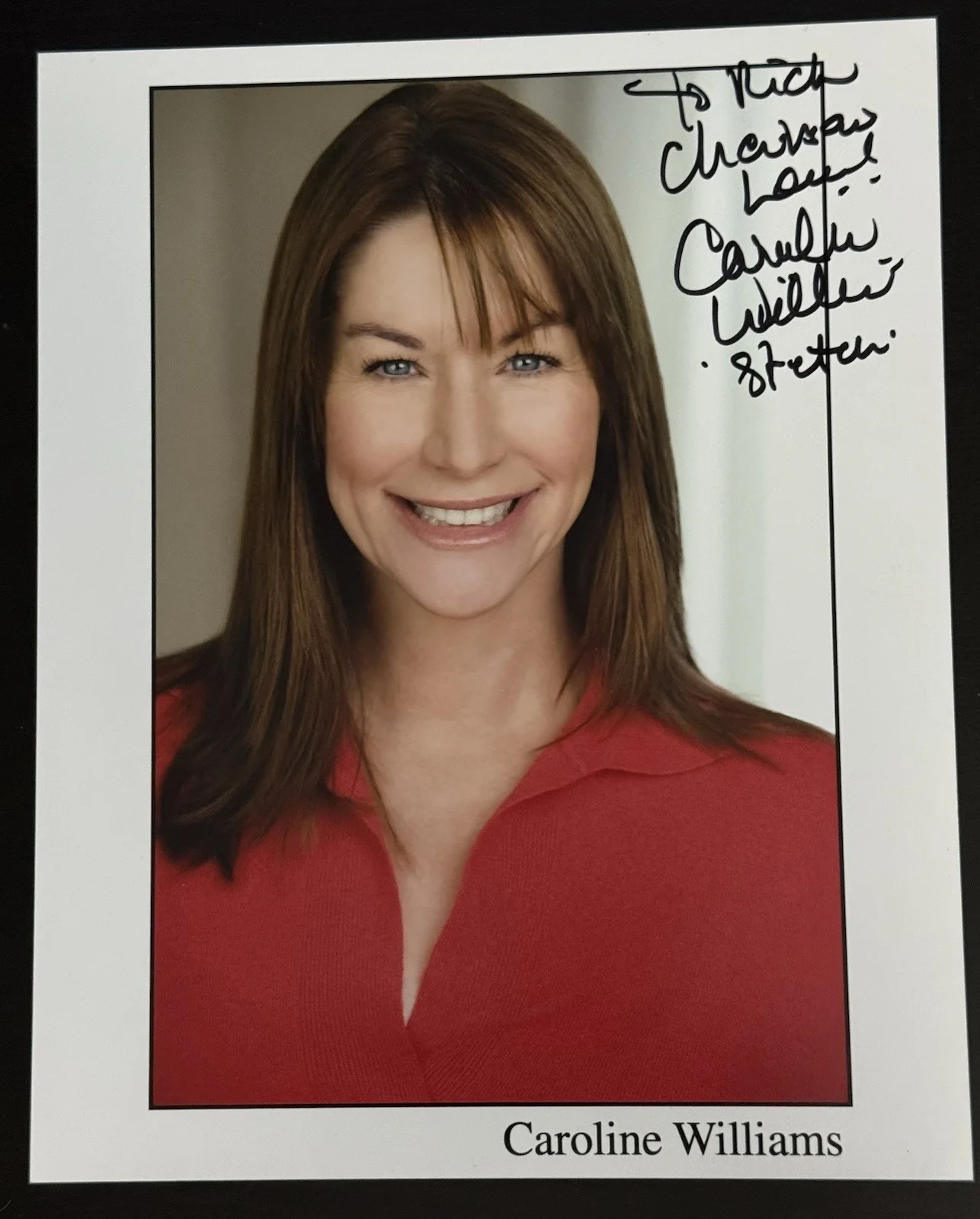 Caroline Williams — CAROLINE WILLIAMS SIGNED SIGNED 8 X 10 PHOTO THE TEXAS CHAINSAW MASSACRE 2
