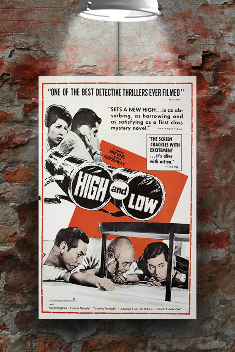 High and Low Akira Kurosawa Gloss Poster | Film Noir | Classic Cinema Art Print, изображение 2