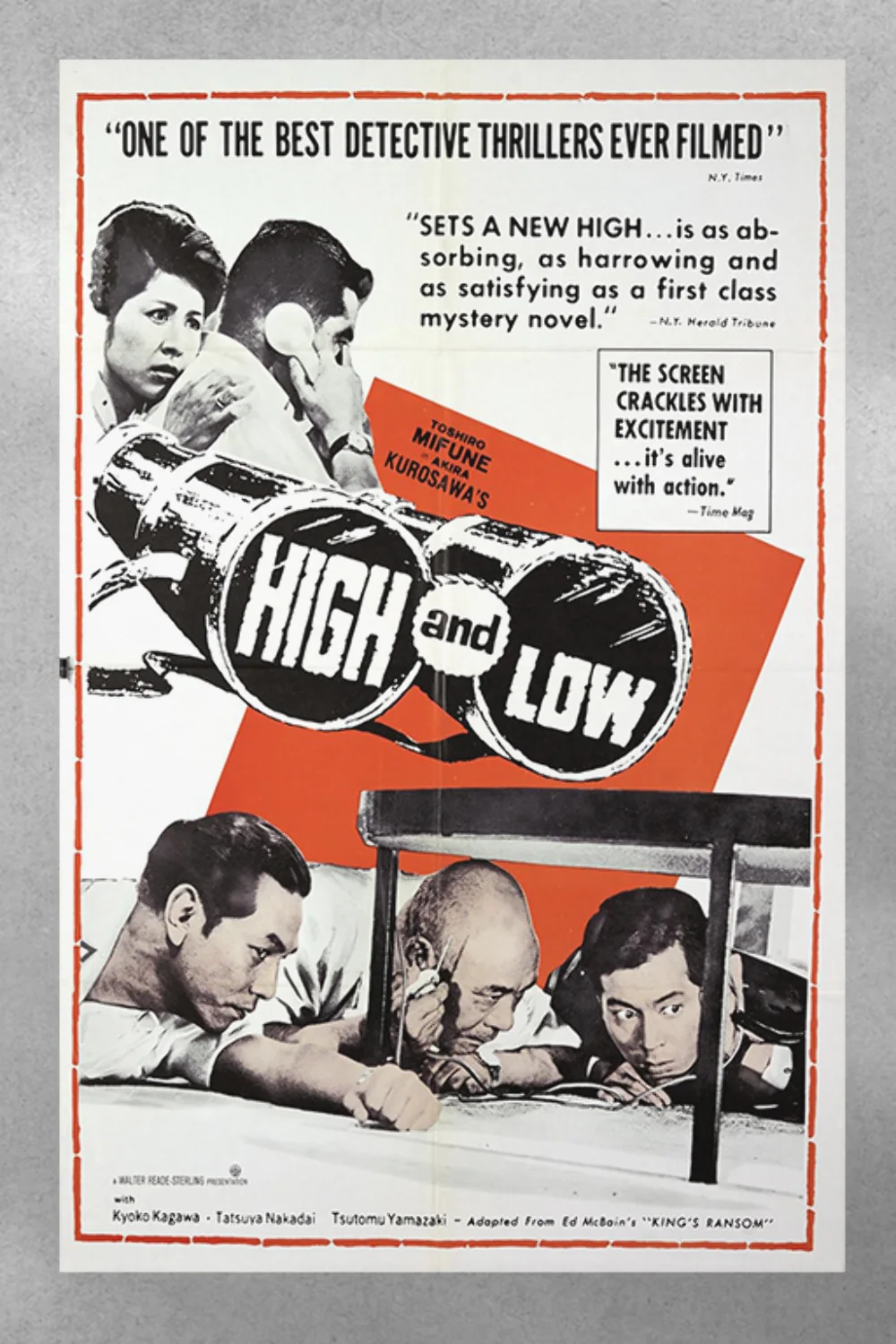 High and Low Akira Kurosawa Gloss Poster | Film Noir | Classic Cinema Art Print, изображение 3