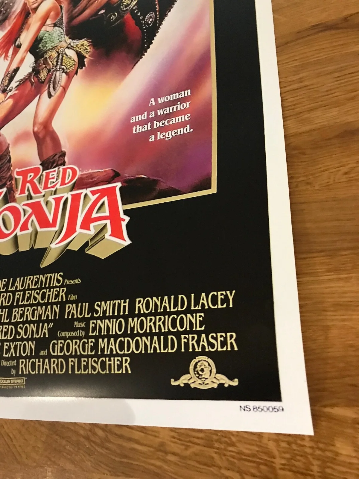 Large Movie Poster Red Sonja 420mm x 594mm (A2), image 4
