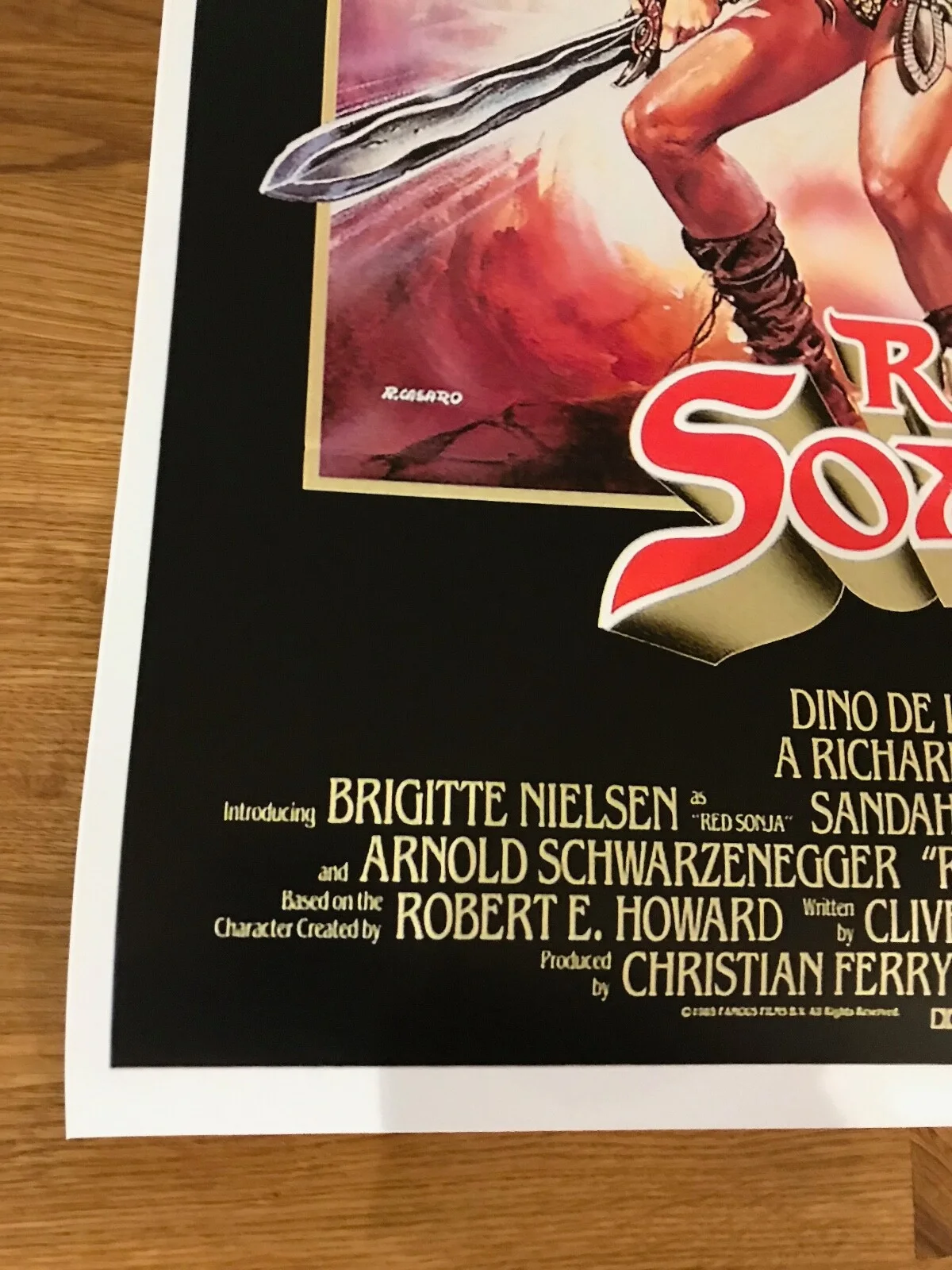 Large Movie Poster Red Sonja 420mm x 594mm (A2), image 5