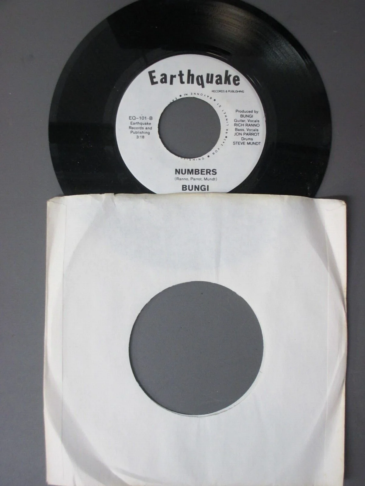 Bungi Six Days On The Road 45 RPM Richie Ranno Starz RARE 1973, изображение 2