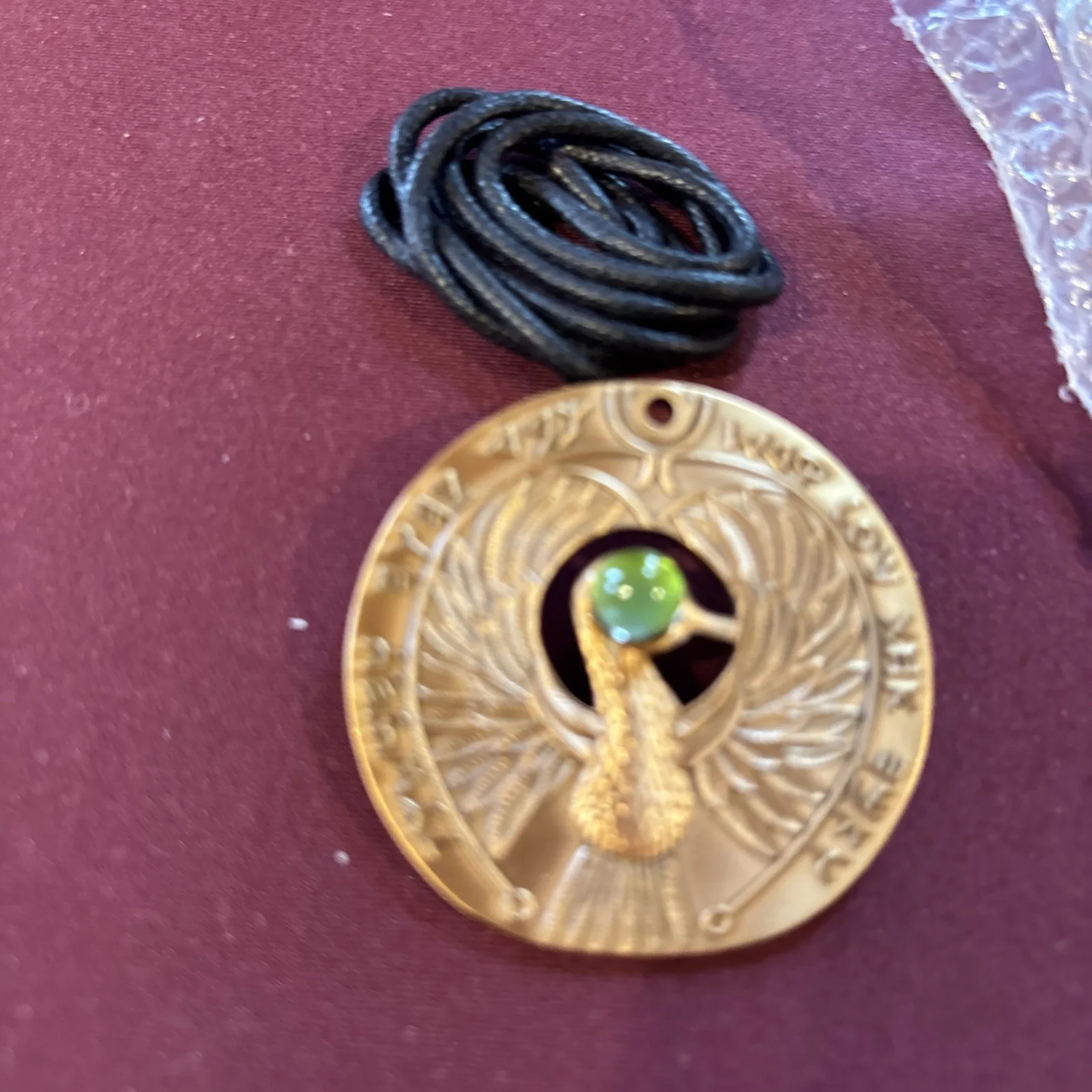 Indiana Jones Trilogy Film Memorabilia Staff Of Ra Necklace, изображение 3