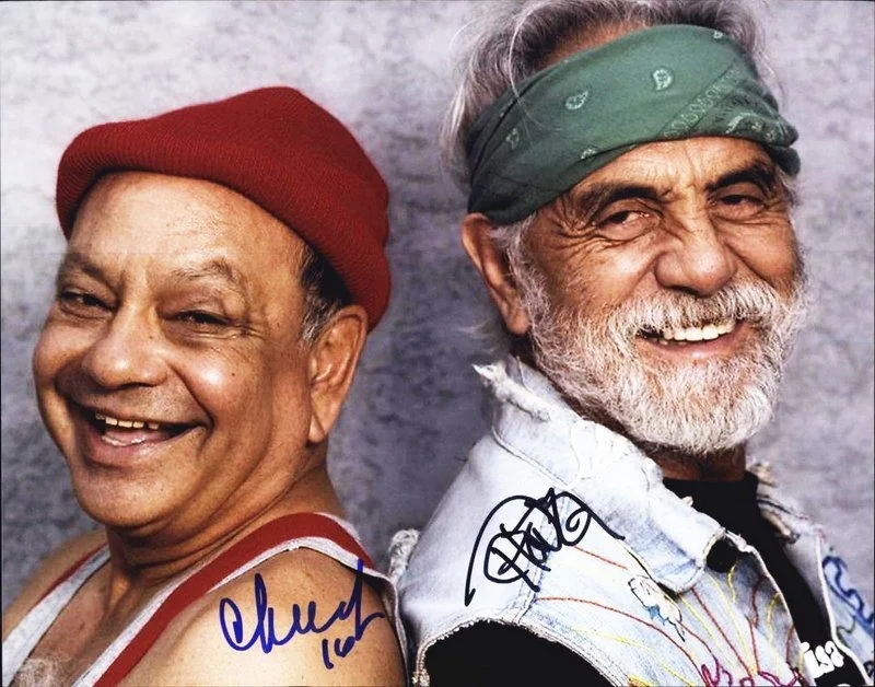 Cheech & Chong — Cheech & Chong authentic signed celebrity 8x10 photo W/Cert Autographed D12