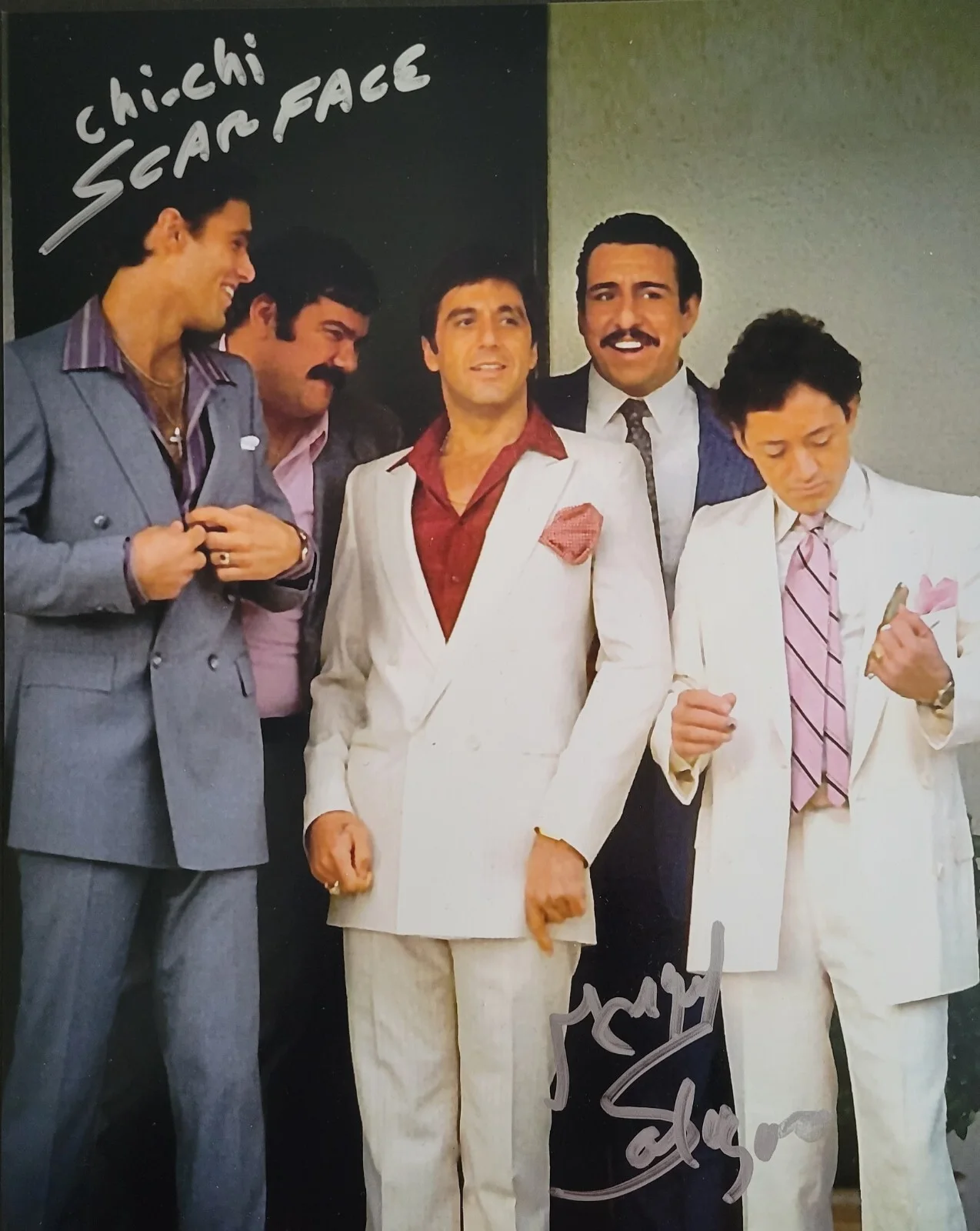 Angel Salazar — Angel Salazar Chi Chi signed SCARFACE 8x10 photo Al Pacino