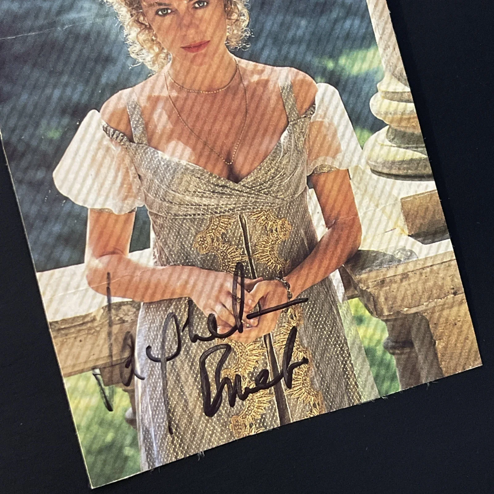 JAQUELINE BISSET: Hand Signed Celebrity Photo 3 x 6” / KSK, image 4