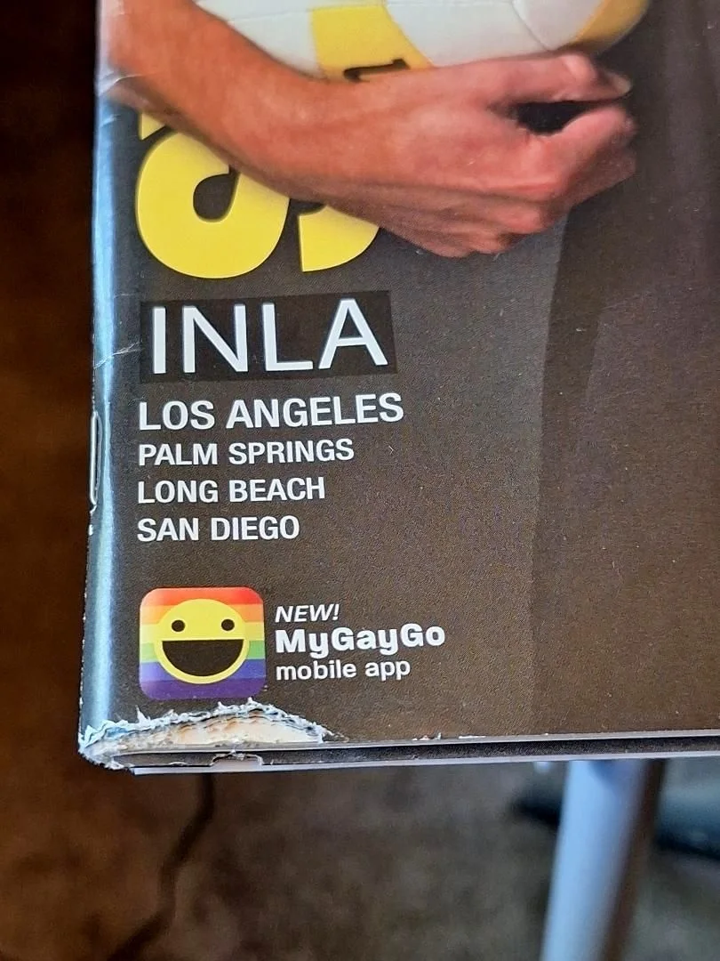 J.P. Calderon — J.P. CALDERON Signed Frontiers Magazine, image 2