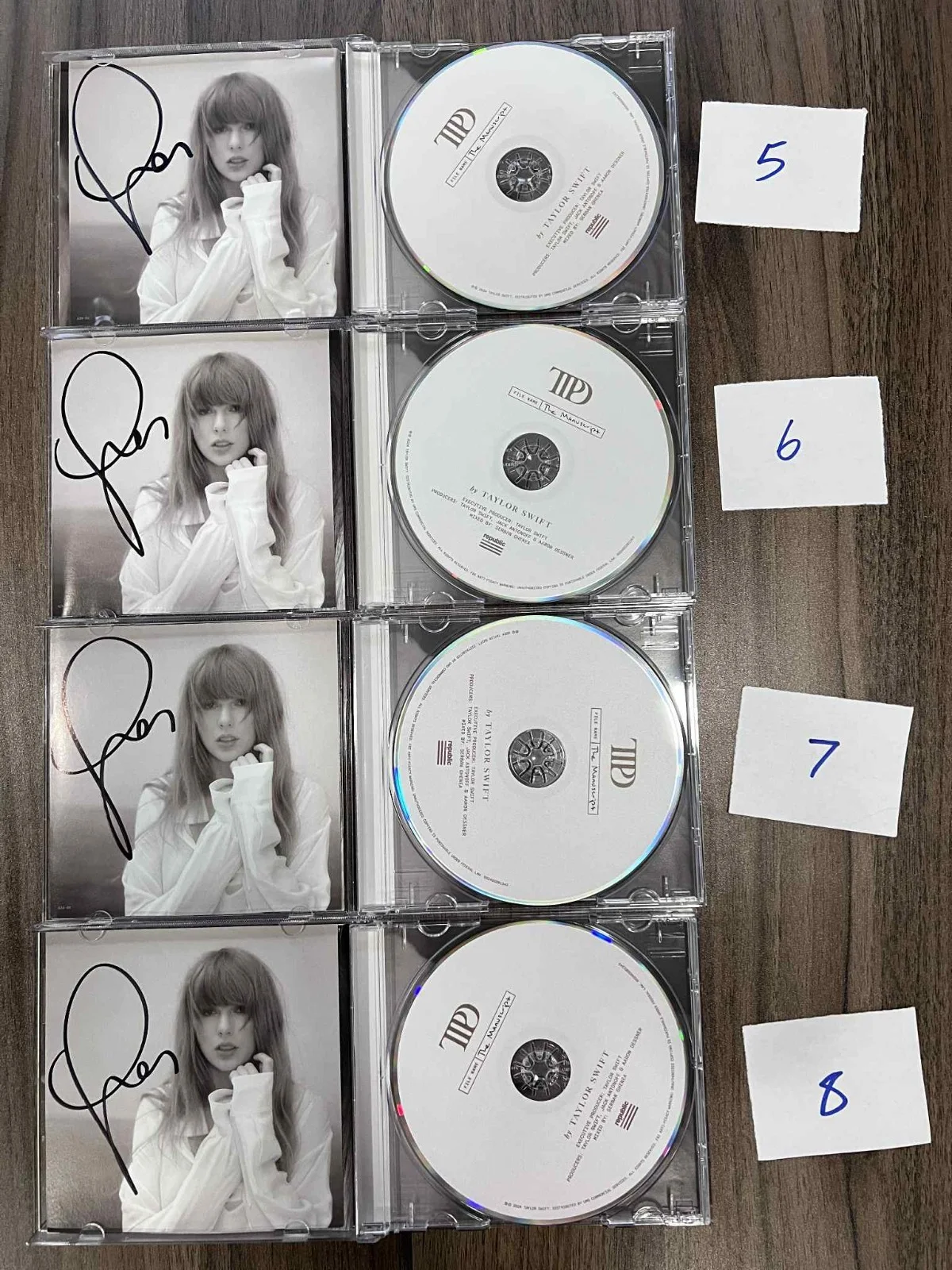 Taylor Swift SIGNED CD The Tortured Poets Department TTPD *IN HAND* SHIPS FAST!, image 2