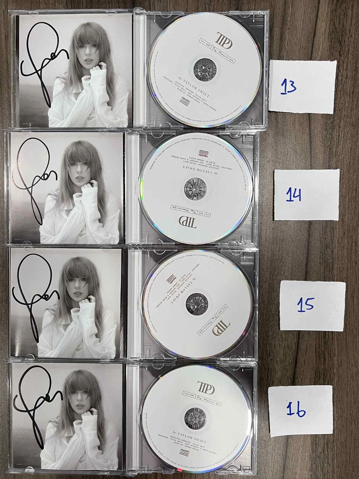Taylor Swift SIGNED CD The Tortured Poets Department TTPD *IN HAND* SHIPS FAST!, image 4