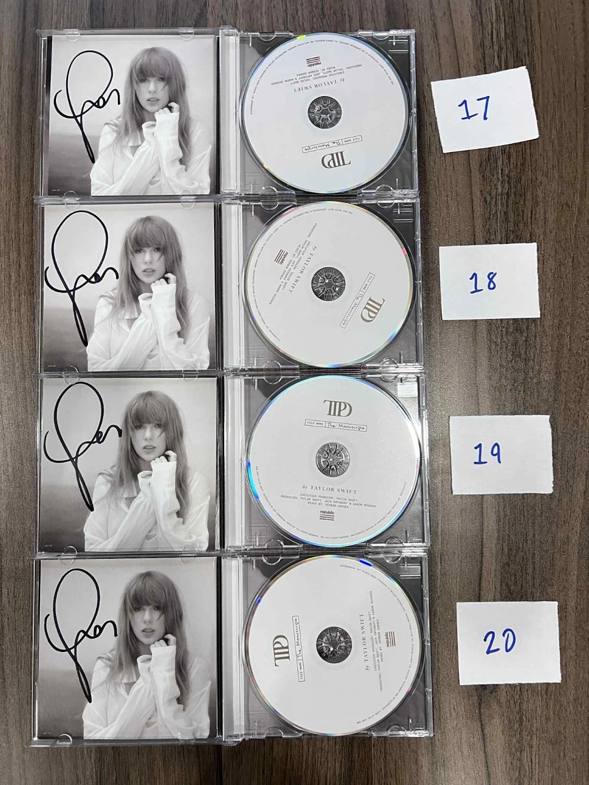 Taylor Swift SIGNED CD The Tortured Poets Department TTPD *IN HAND* SHIPS FAST!, image 5