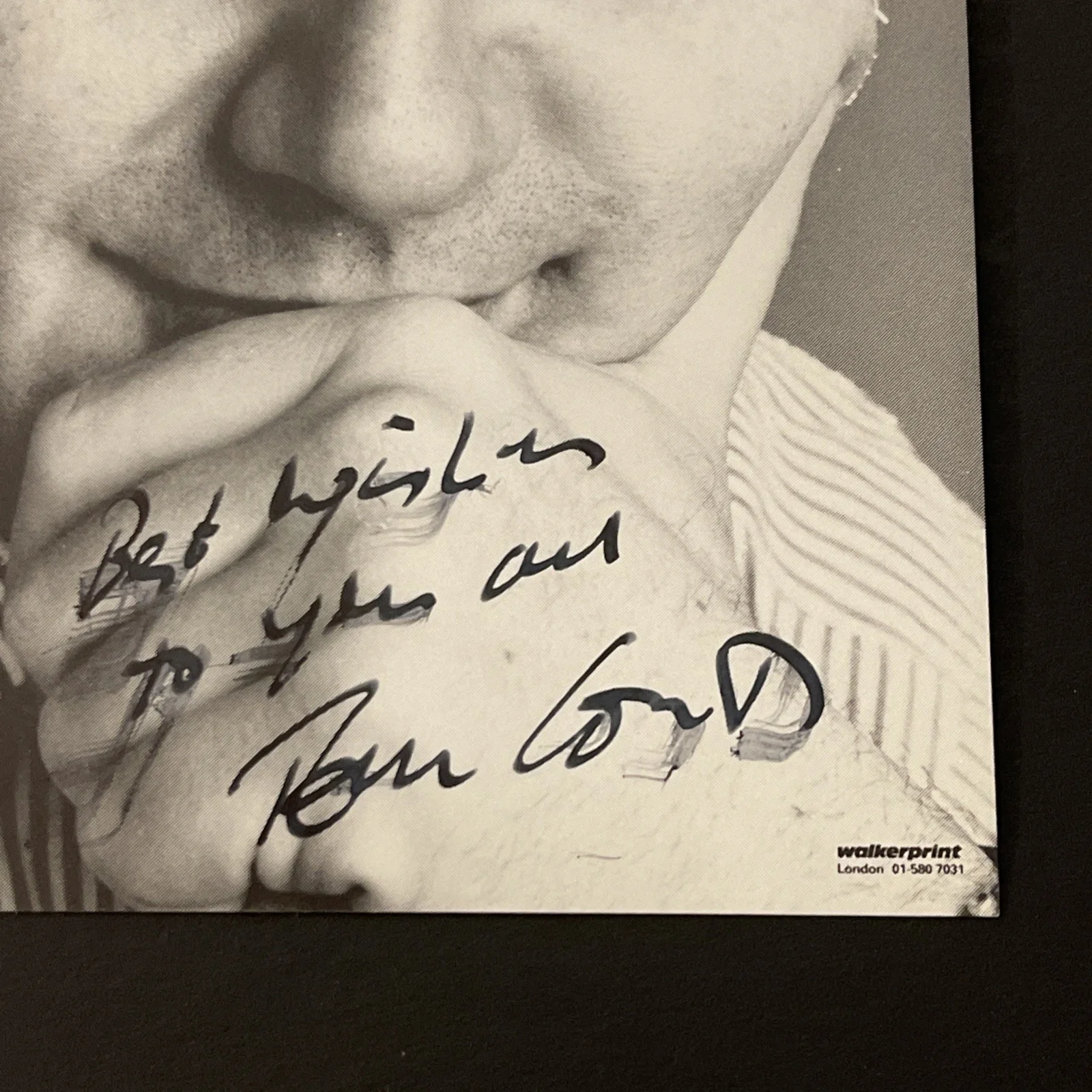 TOM CONTI: Hand Signed Celebrity Photo 4 x 6” / KSK, image 2