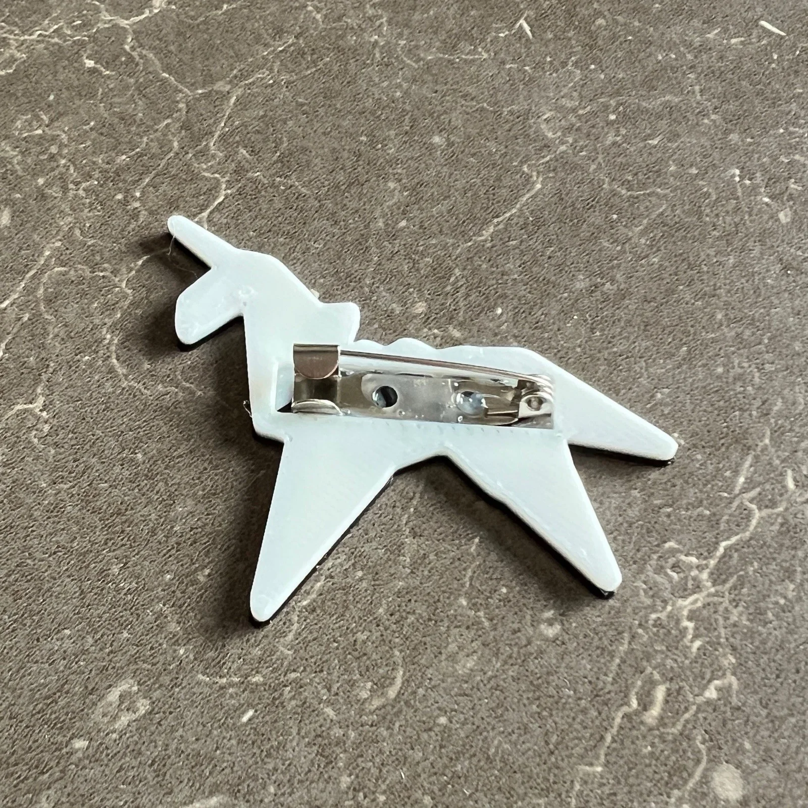 Origami Unicorn Pin Badge Brooch Blade Runner Harrison Ford Sci-fi, image 3