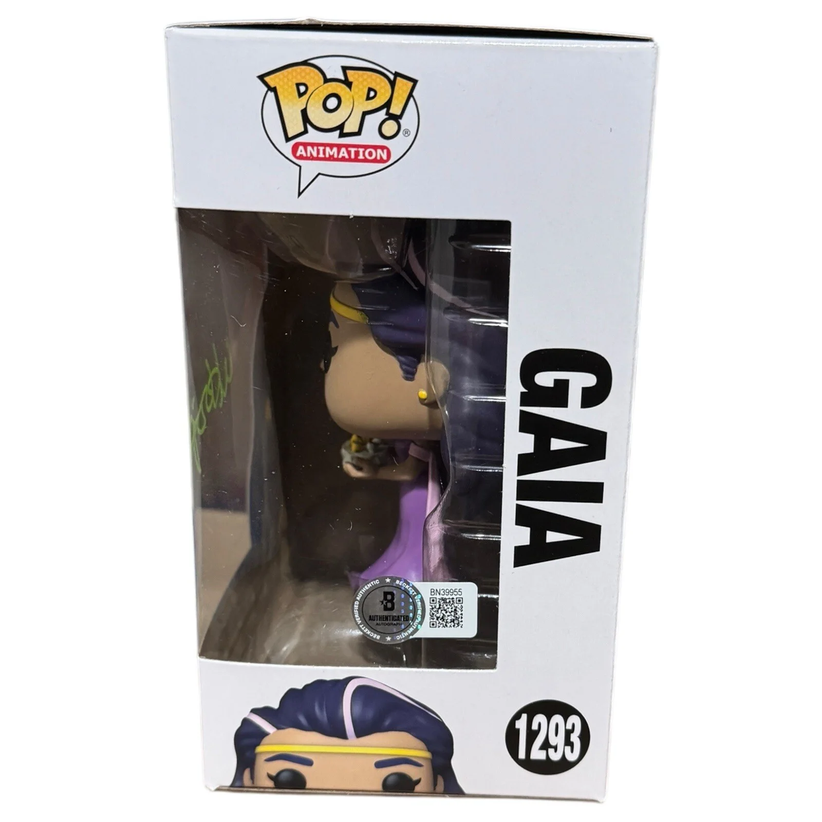 Whoopi Goldberg — Whoopi Goldberg Signed Captain Planet Gaia Funko Pop Autograph Beckett COA, изображение 4
