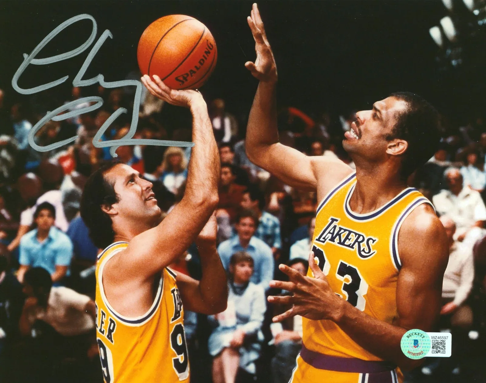 Chevy Chase — Chevy Chase Fletch Authentic Signed 8x10 Horizontal Photo w/Kareem BAS Witnessed, image 3