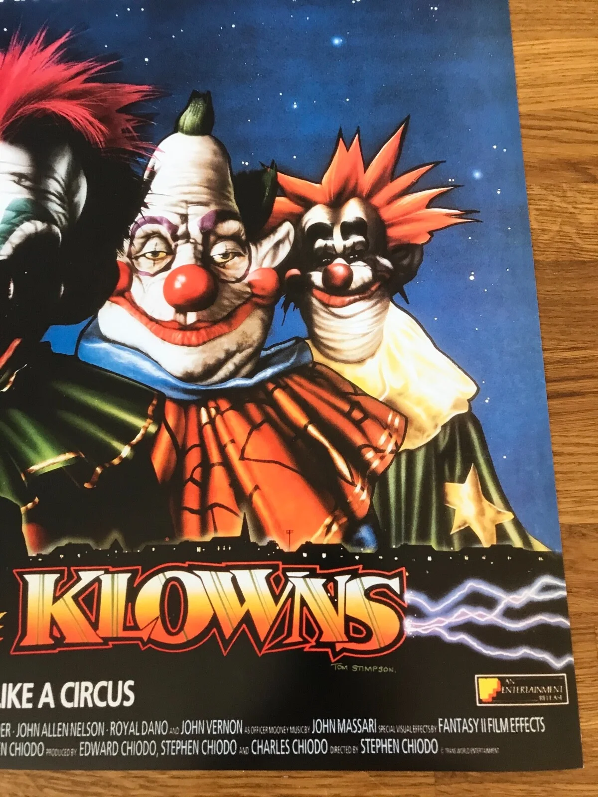 Movie Poster Killer Klowns from Outer Space 420mm x 594mm (A2), изображение 5