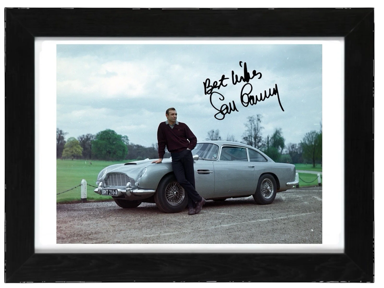 Sean Connery Signed Autograph PHOTO Pre Print 6x4/A4/ Framed James Bond, image 2