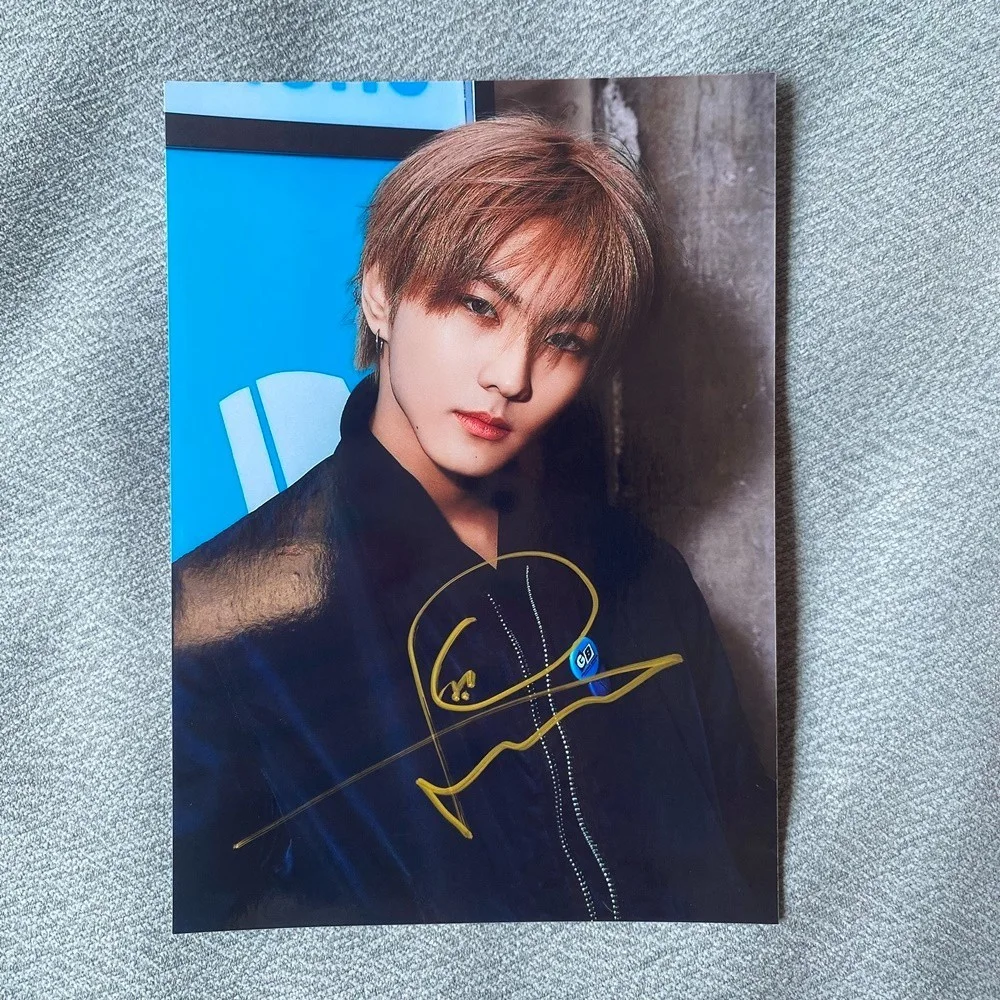 JUNGWON — K-POP ENHYPEN JUNGWON Autographed Hand Signed Photo 4*6 Combine Set #Nice, image 5