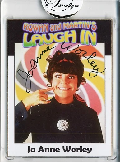 Jo Anne Worley — -LAUGH IN- Jo Anne Worley Signed/Autograph/Auto Certified TV Trading Card
