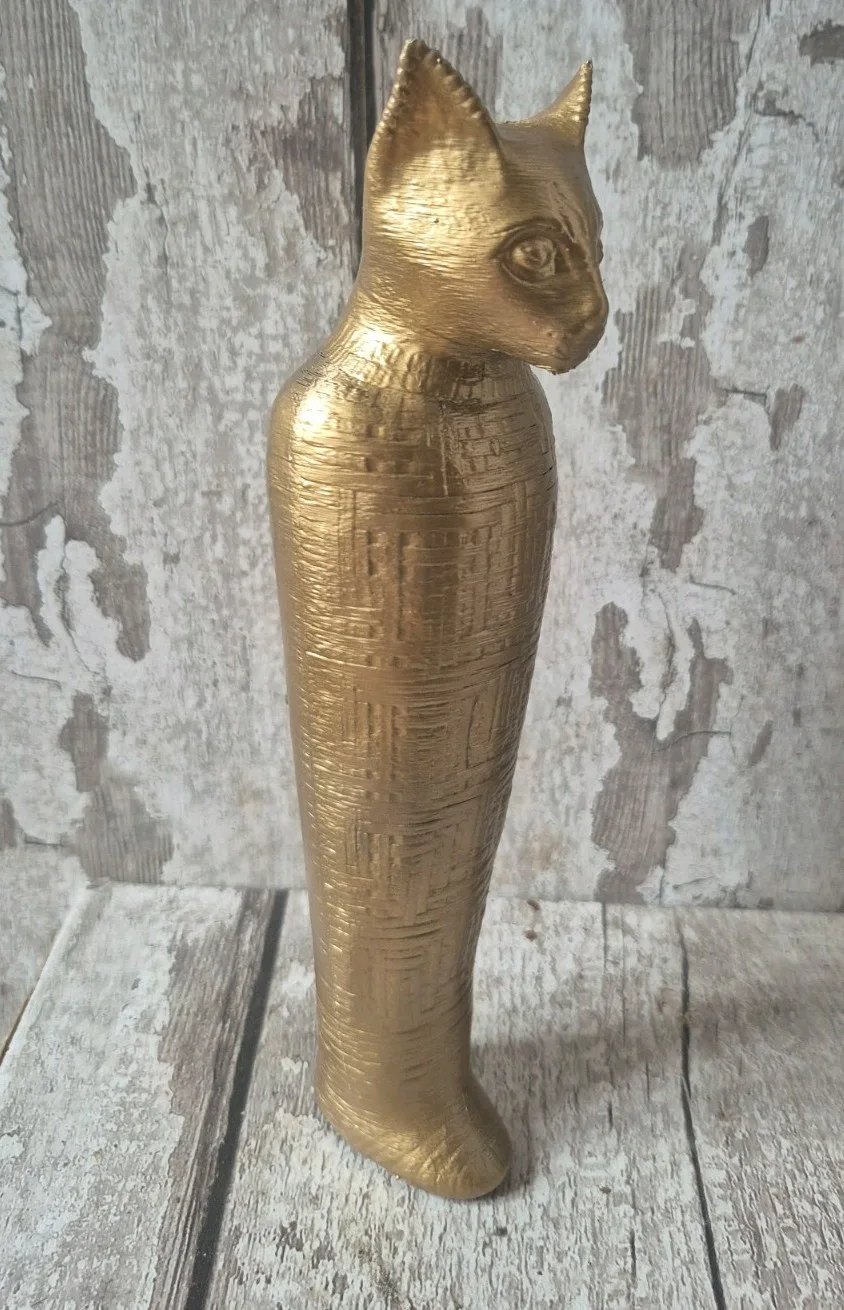Indiana Jones and the Great Circle Egyptian Cat Mummy Figure, image 2