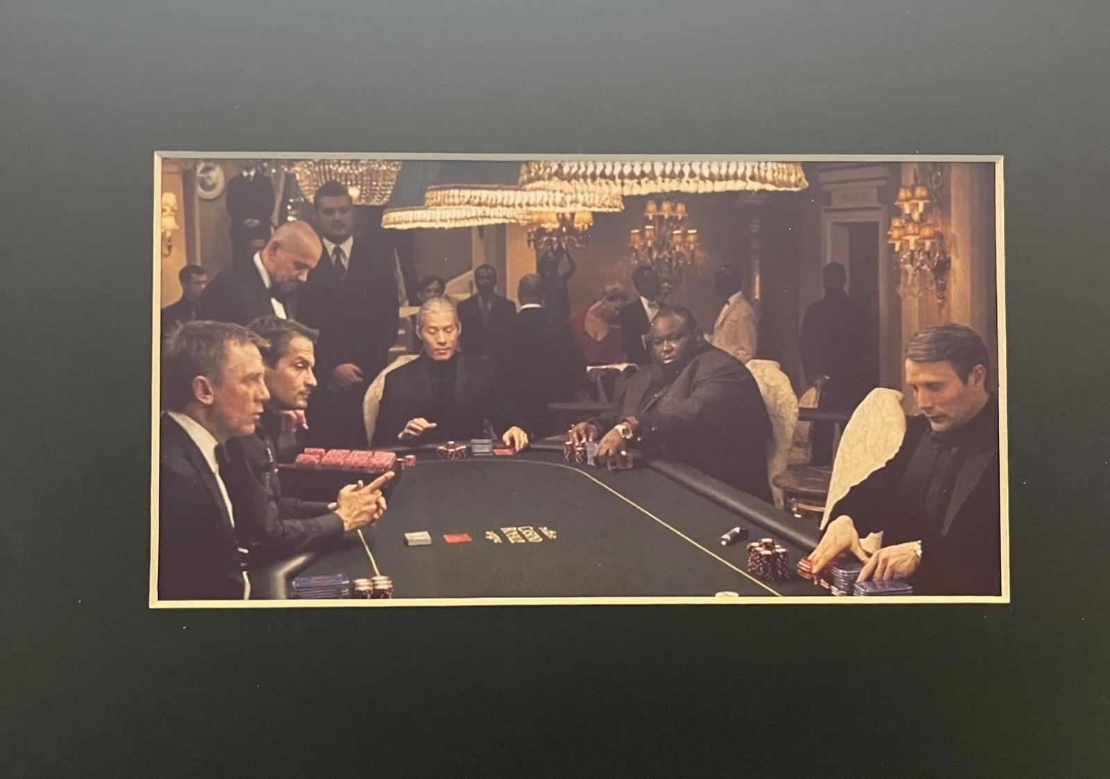 007 JAMES BOND. CASINO ROYALE Casino Scene 35mm mounted Film Cell Display, image 2