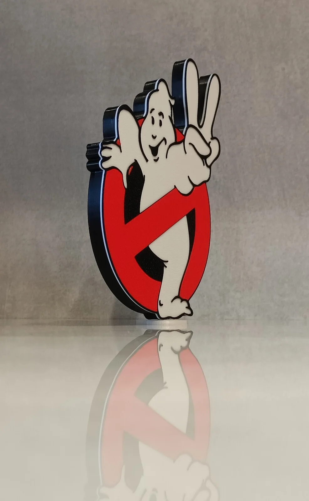 Ghostbusters 2 II (1989) 3D Printed Shelf Display Logo, image 2