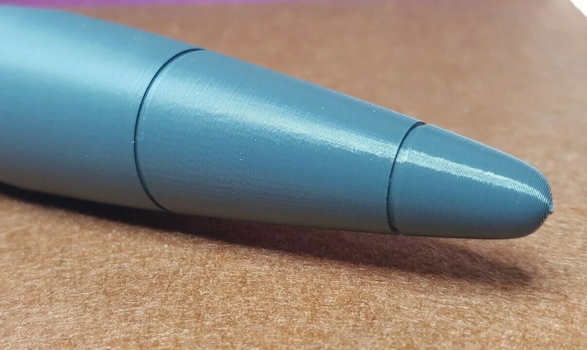 single Replica 40mm Bofors L70 Projectile shell. Unpainted and 3D printed., image 4