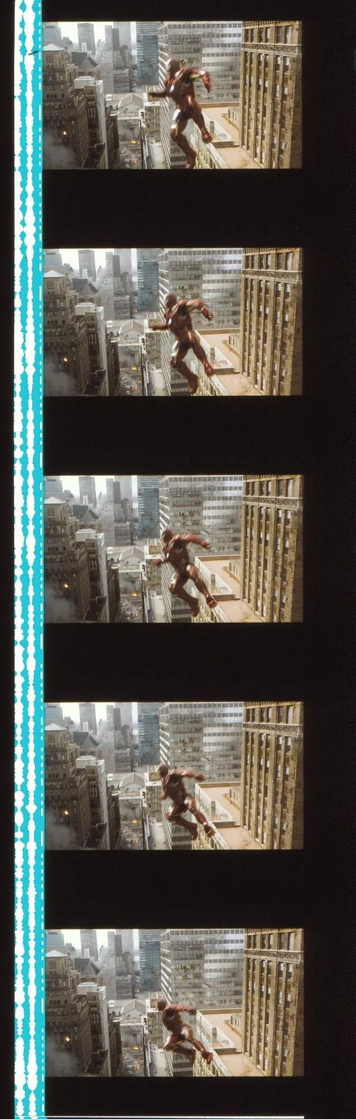 Avengers 2012 Iron Man Film Cell strip very Rare var_b, image 4